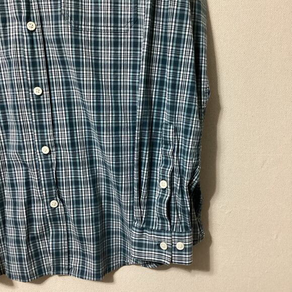 ♡ Columbia Mens XL Plaid Long Sleeve Button Down Dress Shirt - Picture 2 of 16